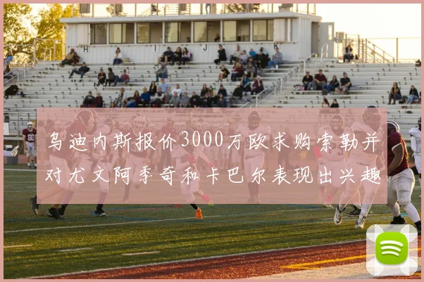 乌迪内斯报价3000万欧求购索勒并对尤文阿季奇和卡巴尔表现出兴趣