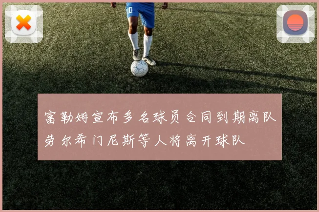 富勒姆宣布多名球员合同到期离队劳尔希门尼斯等人将离开球队